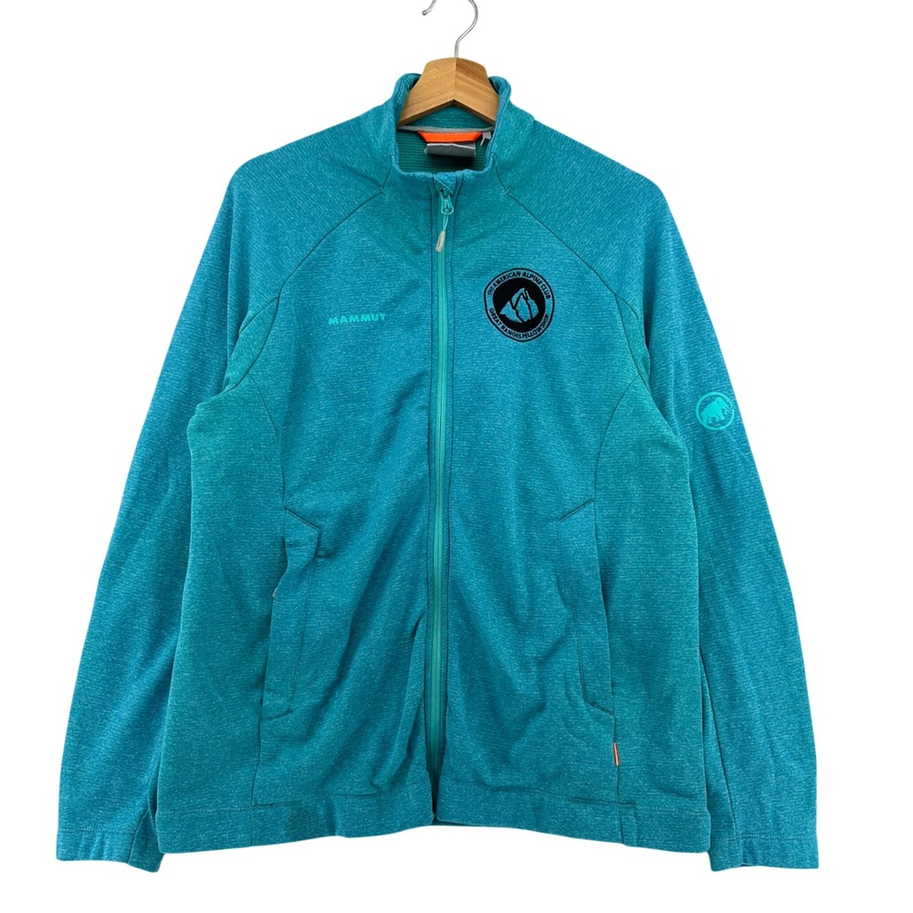 Mammut Chamuera ML Jacket Mens Large Teal AAC Great Ranges Fellowship Full Zip